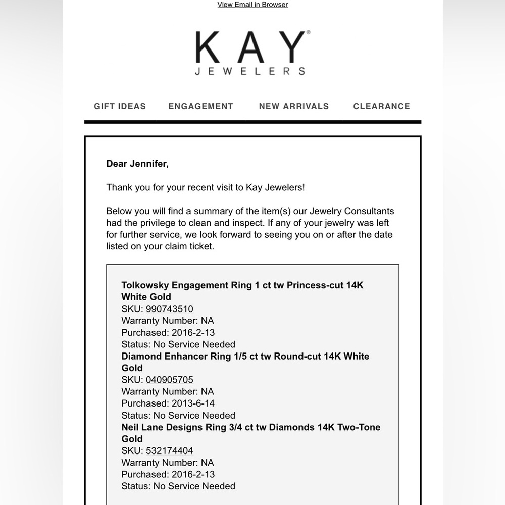Neil Lane designs two-toned gold ring from Kay Jewelers - Picture 5 of 5